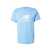 new balance Majica svetlo modra / bela