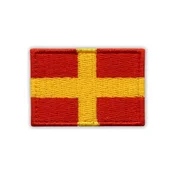 shumee Našitek zastave Romeo - magnetna podlaga - vezen našitek/značka/emblem