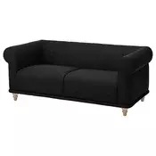 VISKAFORS Sofa dvosed, Lejde boja antracita/breza
