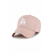 Kapa s šiltom 47 brand MLB Los Angeles Dodgers roza barva, B-NLRGW12GWS-DV