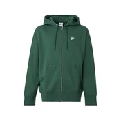 Nike Sportswear Jopa na zadrgo Club Fleece temno zelena