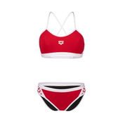 ARENA Bikini ICONS češnjevo rdeča/bela
