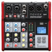 Novox M4 MKII mešalna miza z USB/Mp3 predvajalnikom