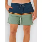RIP CURL Kupace hlace COMBINE VOLLEY morsko plava / svijetlozelena / tamno narancasta