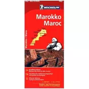 Michelin Karte Marokko. Maroc