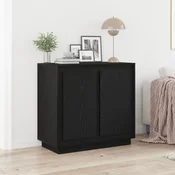 Kreveta Crni hrast 80 x 40 x 75 cm Konstruirano drvo