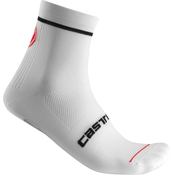 Castelli ENTRATA 9, muške čarape za biciklizam, bijela 4520044