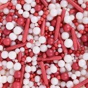 Sladkorni posip 50g BELI BOŽIČNI konfeti