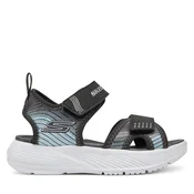 Skechers Sandali Microspec-Splash- 407034L/BKSL Črna