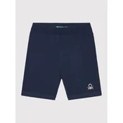 United Colors Of Benetton Športne kratke hlače 3MT1I0576 Mornarsko modra Slim Fit
