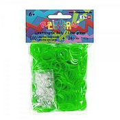 Rainbow Loom originalne prozirne gumice 600 komada limeta od 6 godina