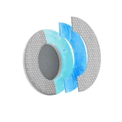 INF Zamenljive ušesne blazinice, združljive s slušalkami BOSE QC45/QC35 (par) Grey, (5000090489)