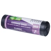 Vrečke DONAU EXPERT, CLASSIC LDPE, 160 l, 10 kosov, črne