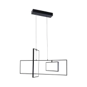 ONLI - LED Lestenec na vrvici SQUID LED/60W/230V 4000K črna