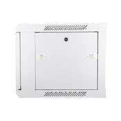 Nadmestna omarica EXT 6U 600x450 s steklenimi vrati