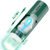 Paloqueth Automatic Blowjob Stroker with Textured Sleeve Thrusting & Vibrating
