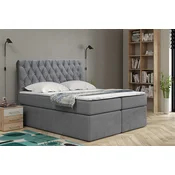 Boxspring postelja 58 standardna z gumbi - 180x200 cm