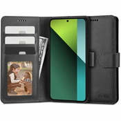 Torbica Tech-Protect Wallet Magnet od umjetne kože za Xiaomi Redmi Note 13 Pro 5G / Poco X6 - black