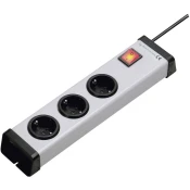 EHMANN UNIVERZALNA RAZDELILNA LETEV EHMANN PLUS 0201X00032301, 3 VTIČNICE, H05VV-F 3G1,5, SIVA