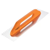Gladilnik z zobmi, 480 x 128 mm, zobje 8 x 8 x 8 mm, lesen ročaj 50-182