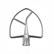 Ploski stepalnik za stoječi mešalnik, iz nerjavečega jekla, KitchenAid