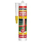shumee Silikónový silikón SOUDAL WHITE GLASS 280 ml - SIL Z SO BIA