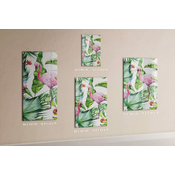 tulup.si Magnetna tabla za decu Naravna ptica flamingo 60x90 cm