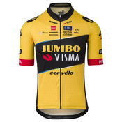 Agu REPLICA JERSEY SS TEAM JUMBO-VISMA MEN 2023, maja m.kr kol, rumena 49035600