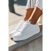 BIG STAR SHOES Eco leather womens sneakers on platform Big Star