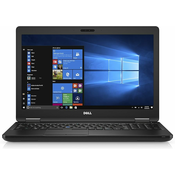 Obnovljen prenosnik Latitude 5580 Core i5-6300U, 8GB, 512GB, Windows 10