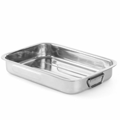 shumee Pekač iz nerjavečega jekla za peko v pečici 370x265x60mm - Hendi 508510