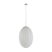 Lestenec na vrvici BRAGA 1xE27/60W/230V bela