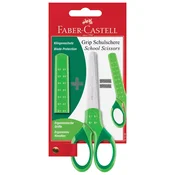 ŠKARE ŠKOLSKE 13CM OBLE SA ZAŠTITOM GRIP FABER CASTELL 1815 SORTIRANO BLISTER
