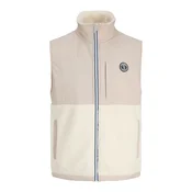 JACK & JONES Brezrokavnik JORFREDERIKSBERG greige/svetlo siva