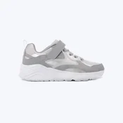 Skechers Patike za devojcice Uno lite metallic burst, Sive