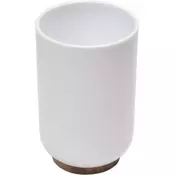 Kozarec za ščetke Tendance 6174210 poliresin/bambus, bel