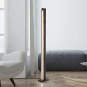 Talna svetilka LED PURE Lines, črna, les, daljinski upravljalnik, 140 cm - Dnevna soba/jedilnica - hrast, črna