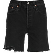 LEVIS Kavbojke  501 Mid Thigh , črna