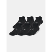 Under Armour Nogavice UA Yth Essential No Show 6pk-BLK S