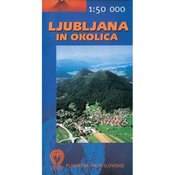 Zemljevid Ljubljana in okolica - 1: 50 000