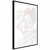 Poster - Beige Leaves 40x60