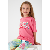 U.S. POLO ASSN. Komplet šorc i majica za devojcice US1413-G roze