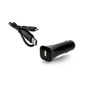 ALCATEL punjac za automobil s USB prikljuckom, 5 W + DC53 microUSB kabel, crni