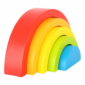 Small foot Zložljive kocke za majhne noge Rainbow