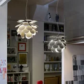 MARSET Discocó viseča svetilka O 53 cm siva mat - Dnevna soba/jedilnica - Dizajn - Plastika
