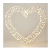 LED Spoljašnja božicna dekoracija 720xLED/6W/230V 46 cm IP44 topla bela srce/bela