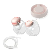 BabyOno set rezervnih delov za prsno črpalko Twinny KIT III - pokrov + silikonska cev