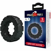 Crazy Bull Laiden Silicone Ring Model 5 Adjustable Black 50mm D-243843