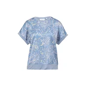 comma casual identity Majica  modra / jabolko / bela
