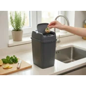 PLASTIČNI KOŠ ZA ODPADKE BINIO 5L ANTRACIT